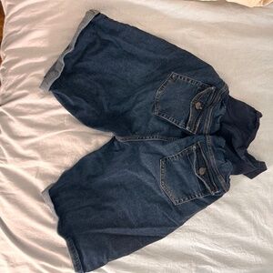 Indigo Blue Maternity Shorts
